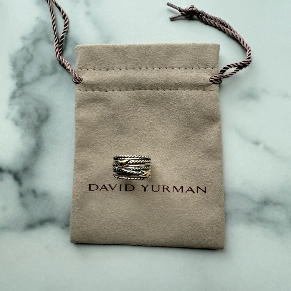 David Yurman women’s Double X crossover band